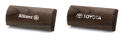 Luxury Walnut Wood Car Dashboard Fragrance Custom Logo